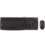 LOGITECH MK120 Corded Combo - BLACK - USB - RUS